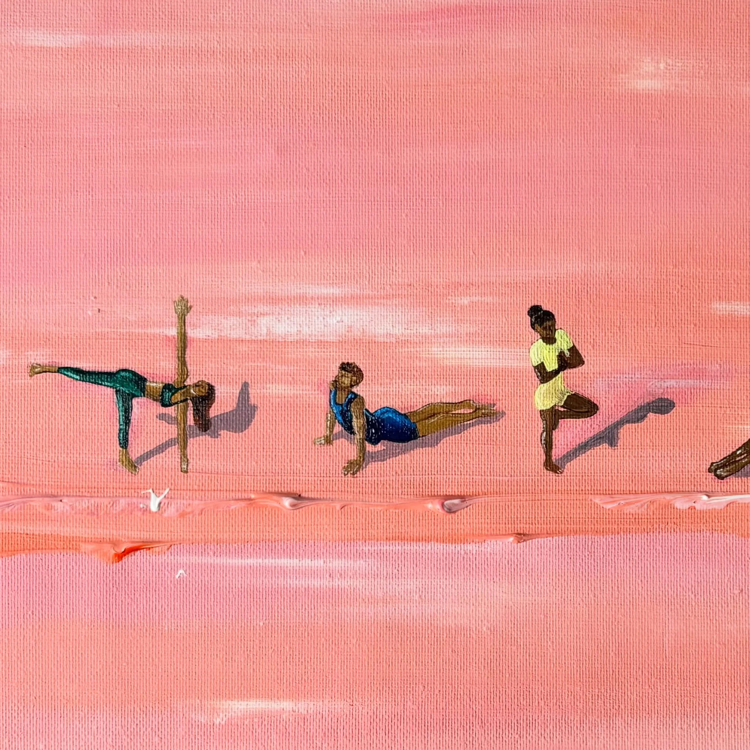 Unfortunately not for sale, but write me if you like what you see - I love special requests!

Acrylic on canvas | 21 x 30 cm

Yoga