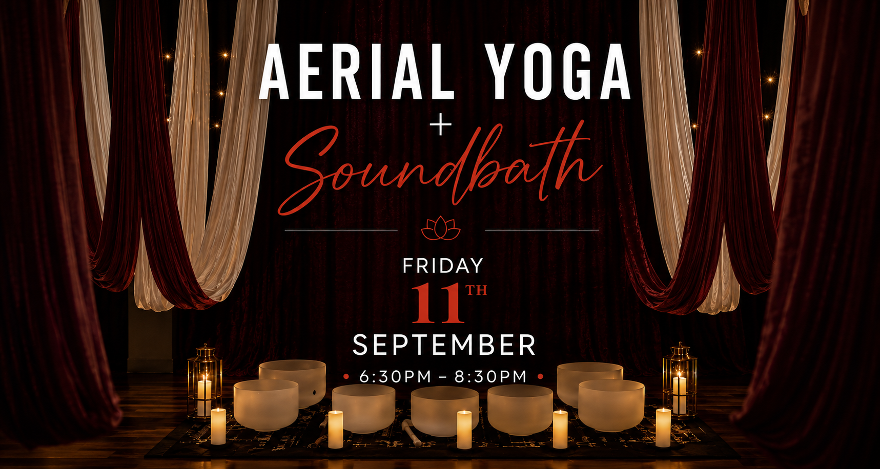 WORKSHOP! Aerial Yoga & Floating Soundbath