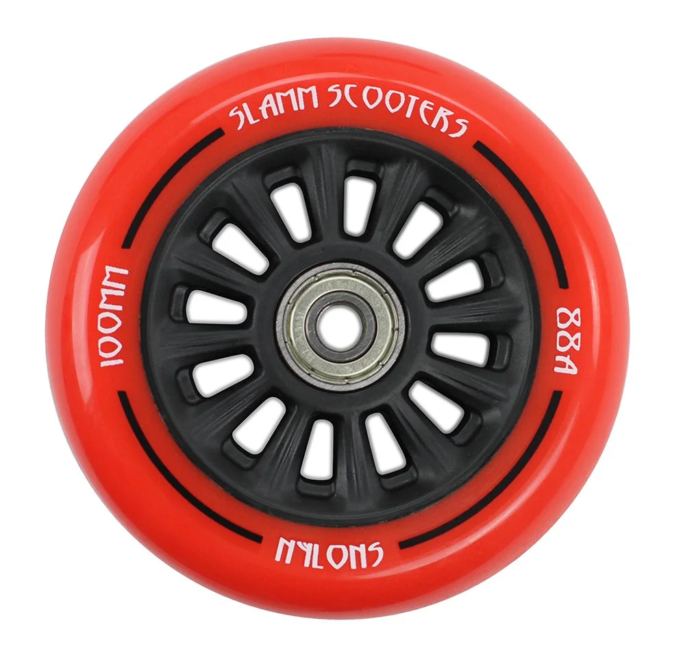 SL509 Slamm 100mm Nylon Core Wheel Red.jpg
