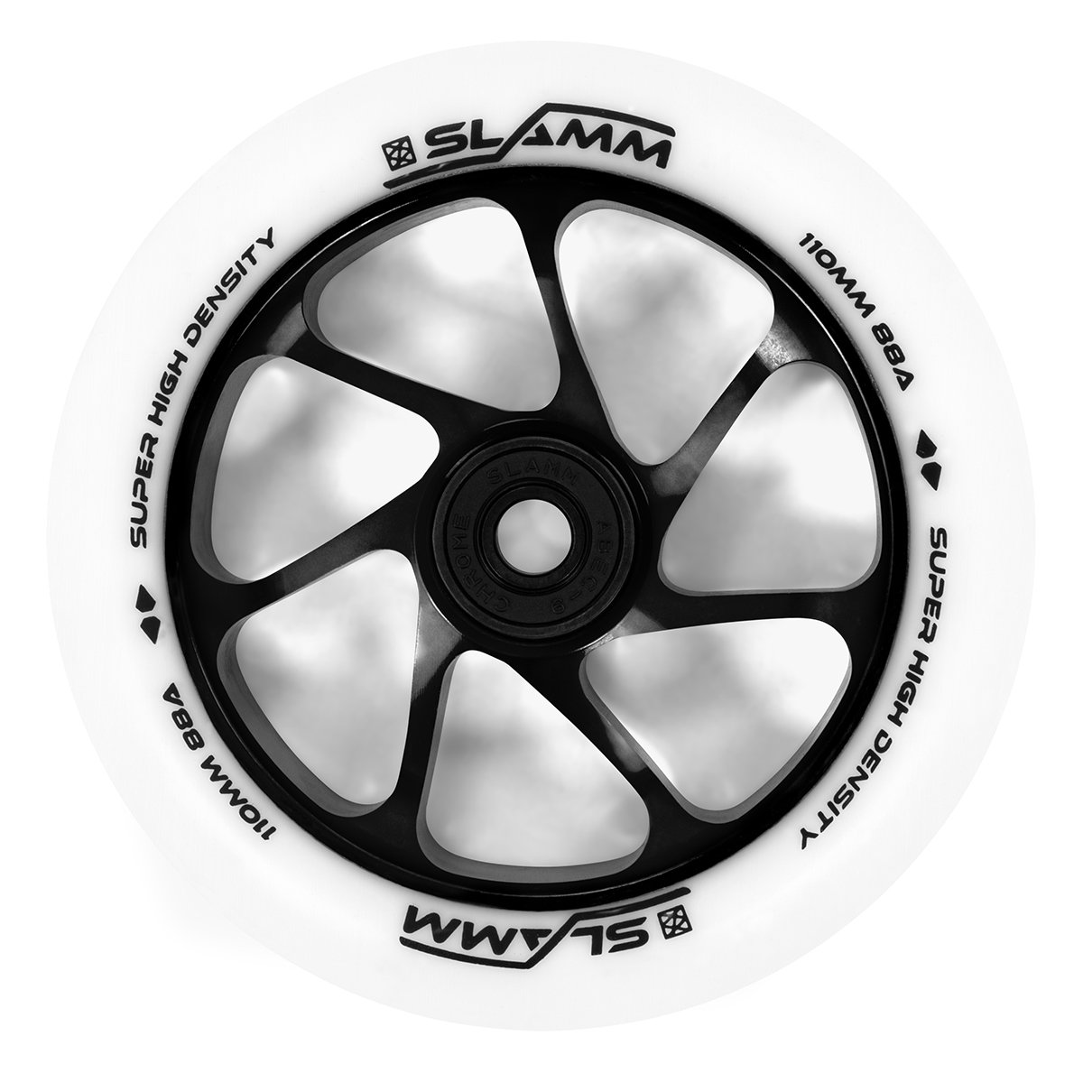 SL470 Slamm Scooters Team Colour PU 110mm Wheels White Main.jpg