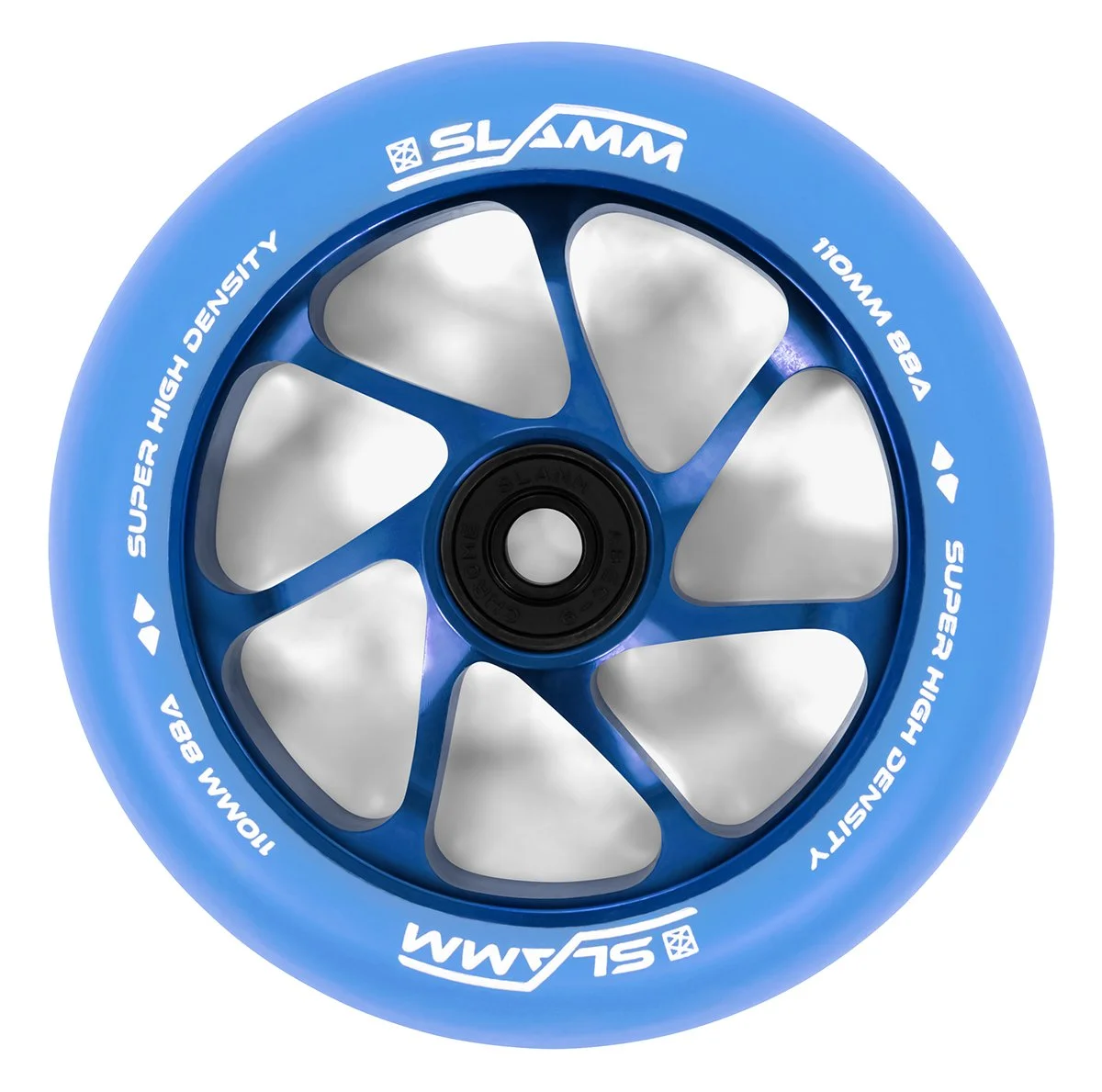 SL470 Slamm Scooters Team Colour PU 110mm Wheels Blue Main.jpg