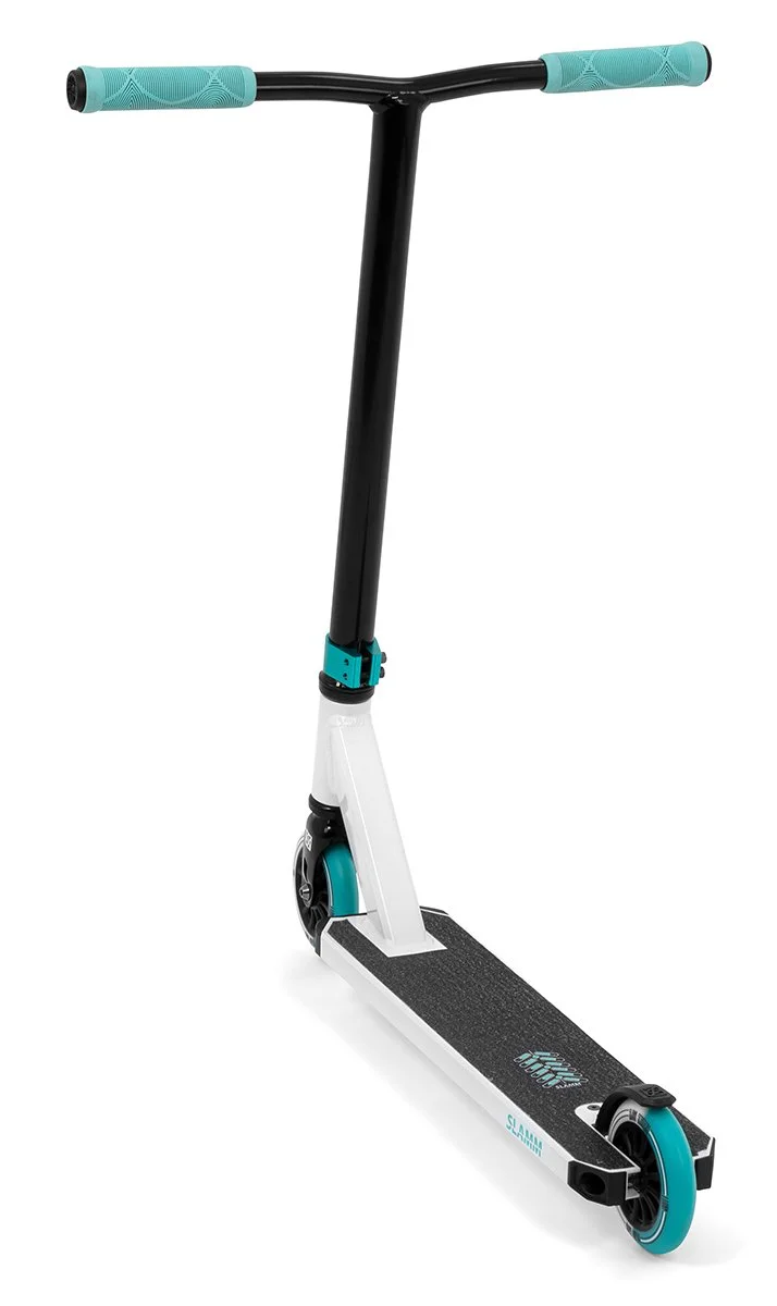 SL2050 Slamm Scooters Classic Mini Pro Scooter White Mint Back.jpg