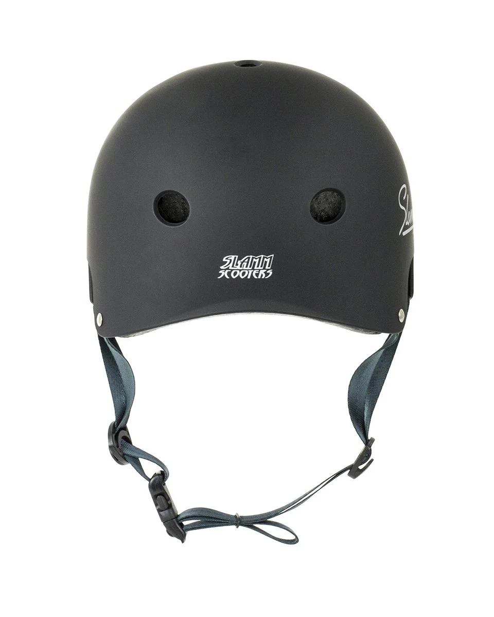 SL159 Slamm Logo Helmet Black Rear.jpg