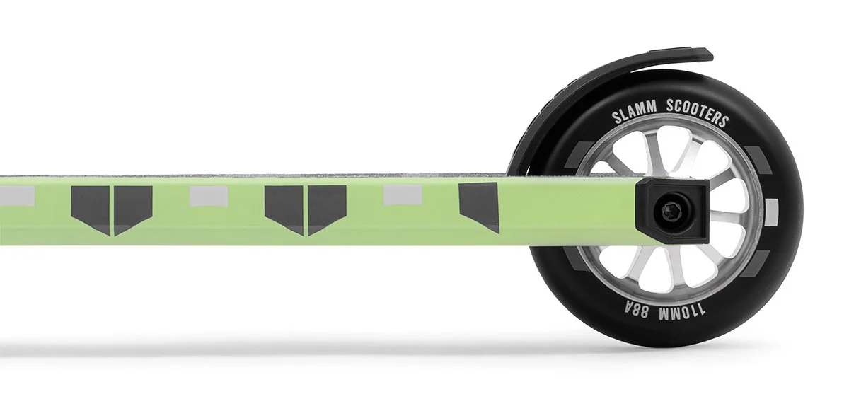 SL2150 Slamm Scooters Classic Pro Scooter Green Silver Detail 3.jpg