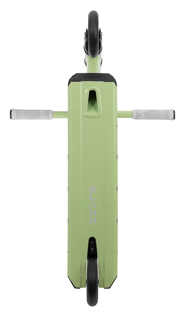 SL2150 Slamm Scooters Classic Pro Scooter Green Silver Bottom.jpg