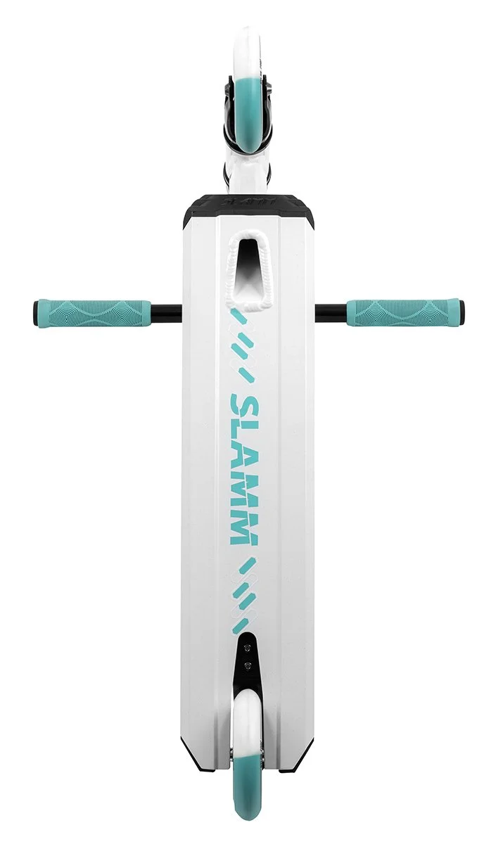 SL2050 Slamm Scooters Classic Mini Pro Scooter White Mint Bottom.jpg
