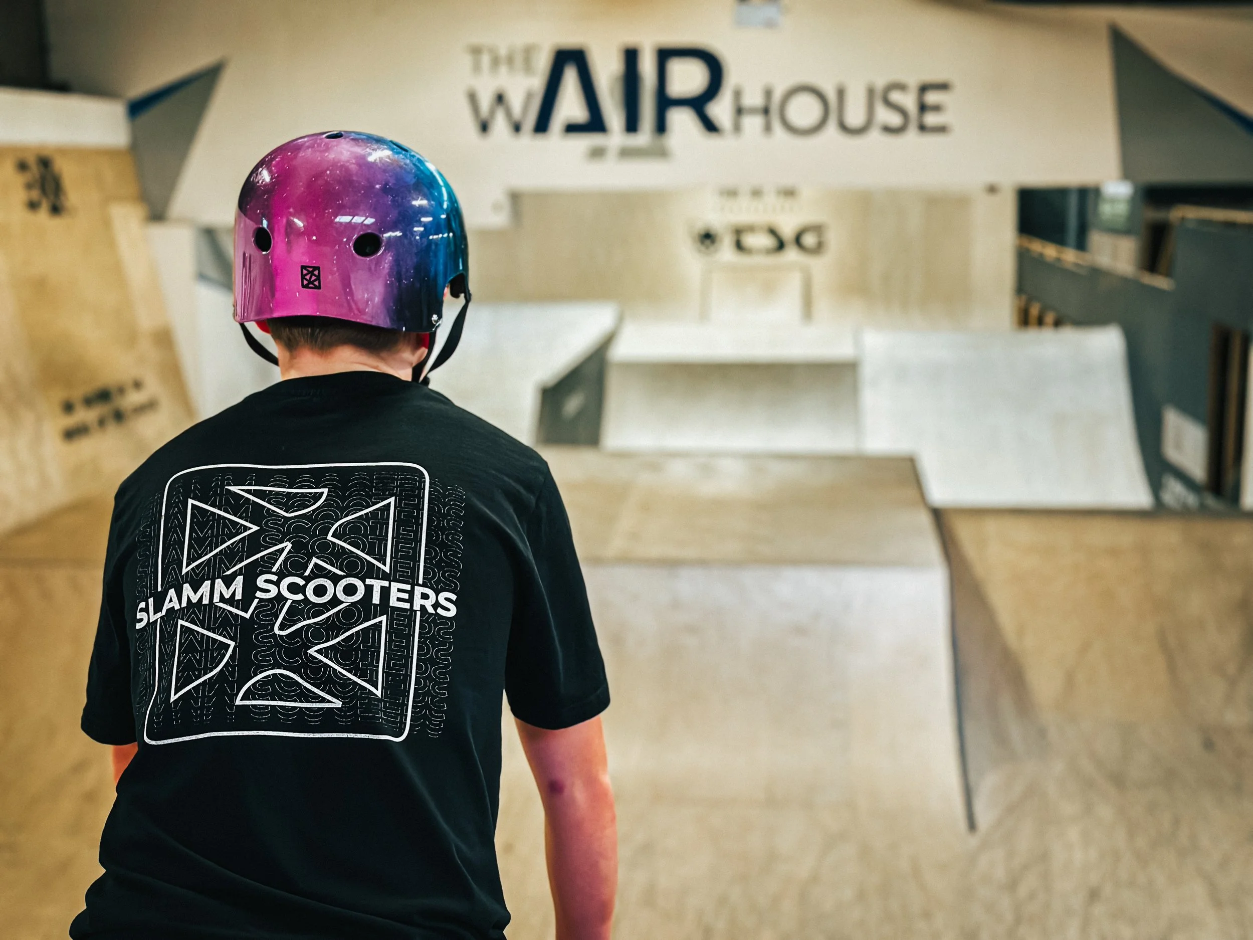 Slamm Scooter SL159 Slamm Logo Helmet Nebula Lifestyle 1.jpg