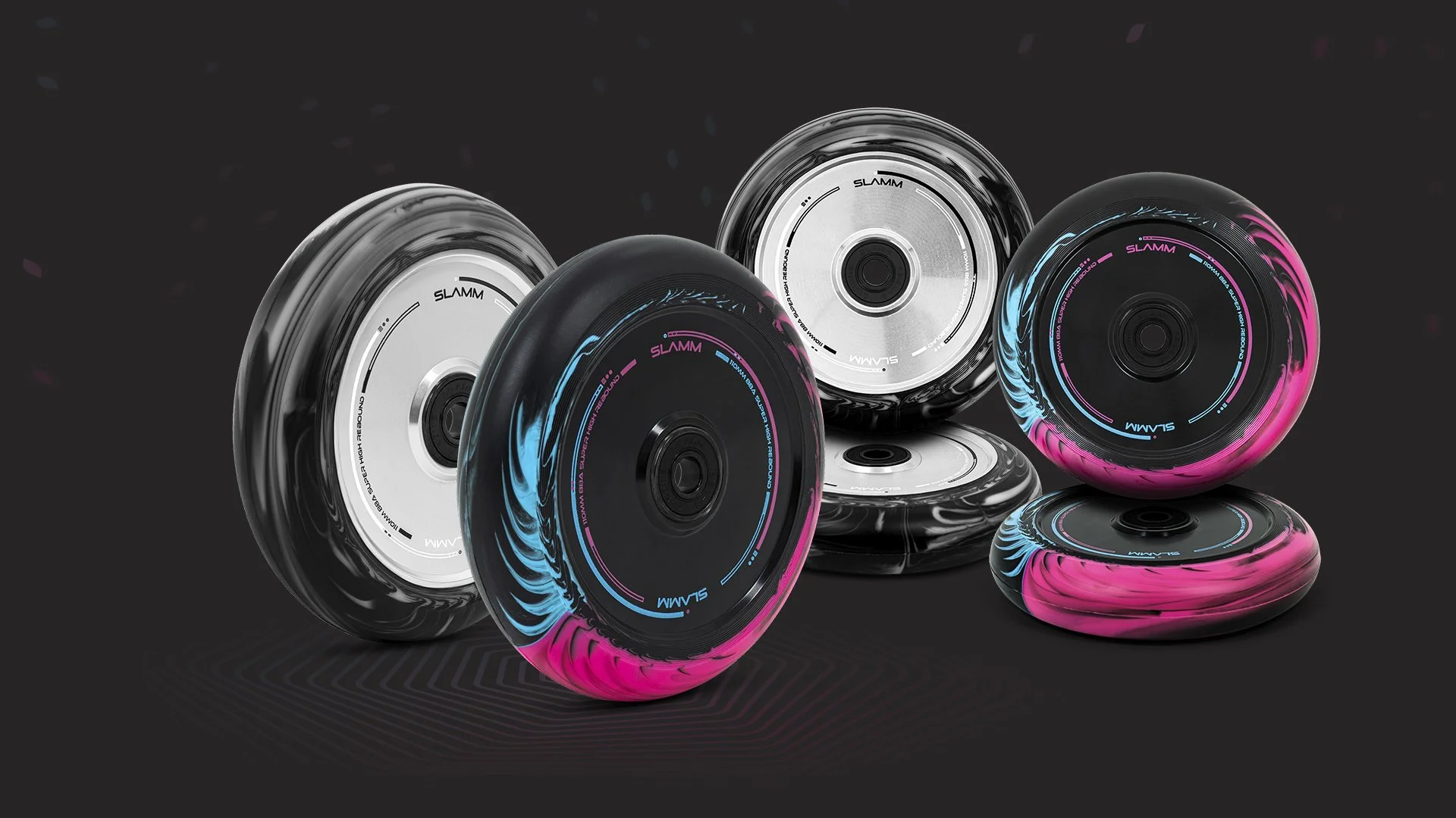 Slamm 110mm Swirl Hollow Core Wheels