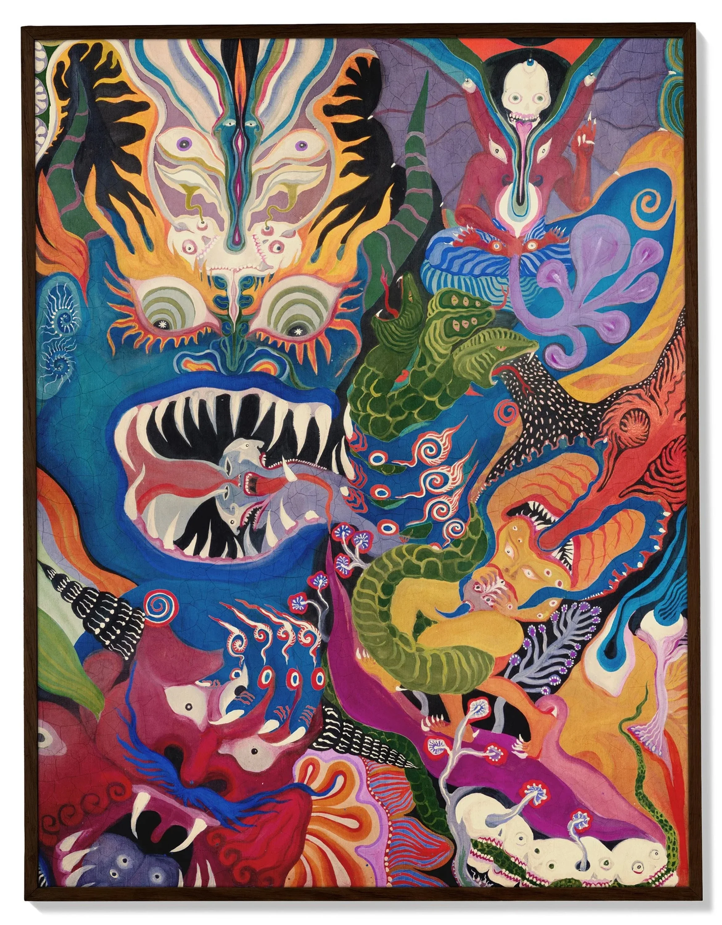 BRAIN SMASHER - Gouache Painting on Hahnemühle Paper 59 x 84 cm