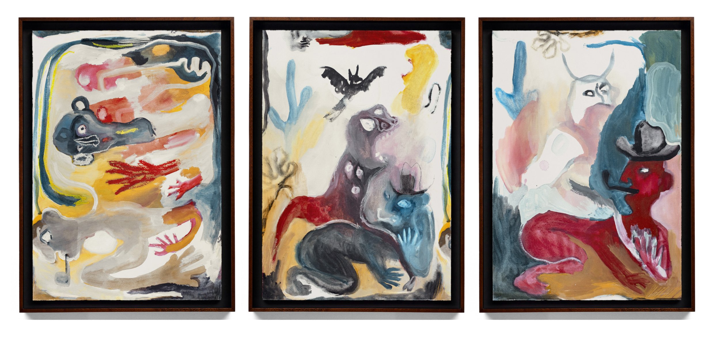 PIPE DREAMS - Gouache Painting on Paper 42 x 59 cm