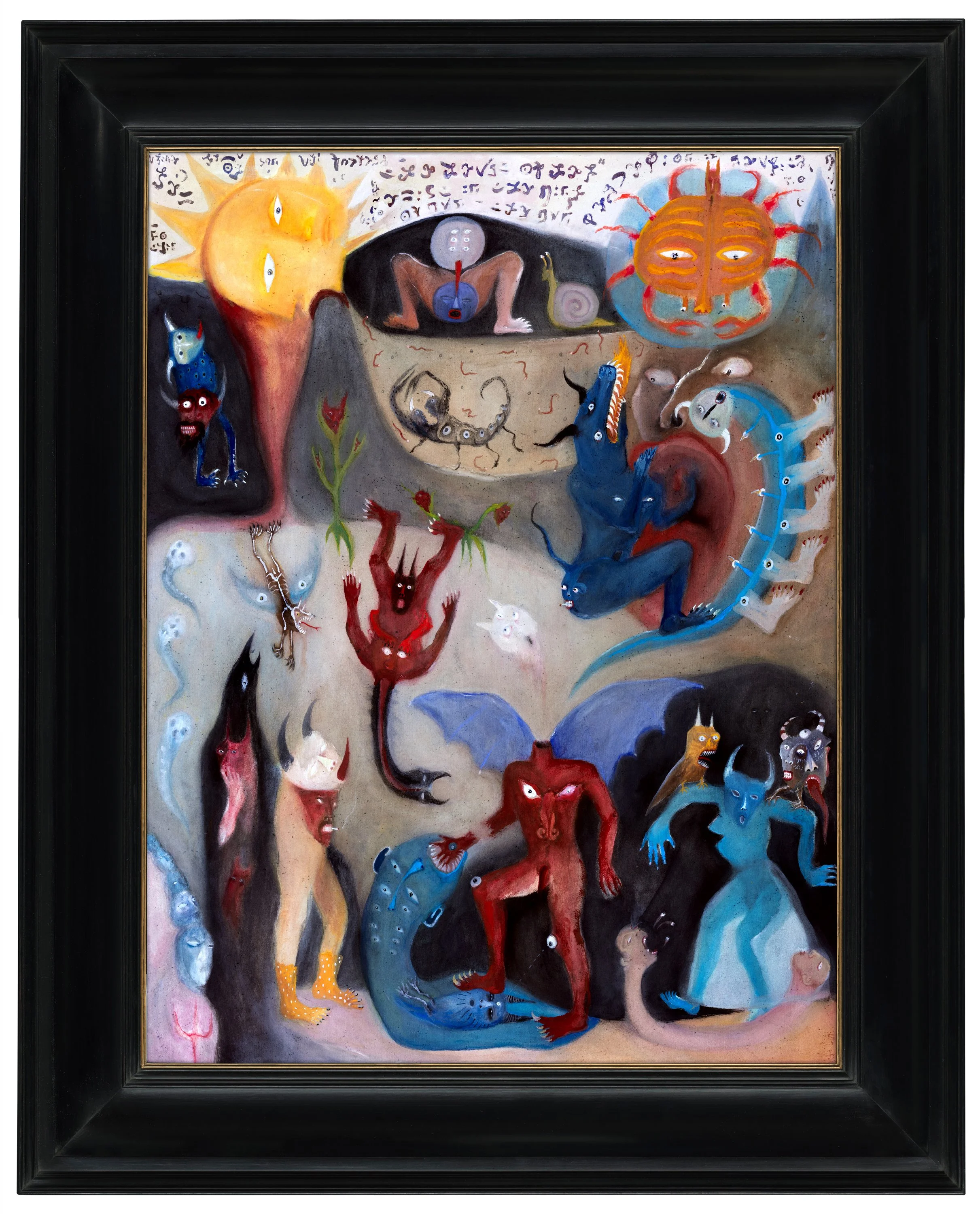 TARTARUS - Gouache Painting on Hot Pressed Paper 59 x 84 cm