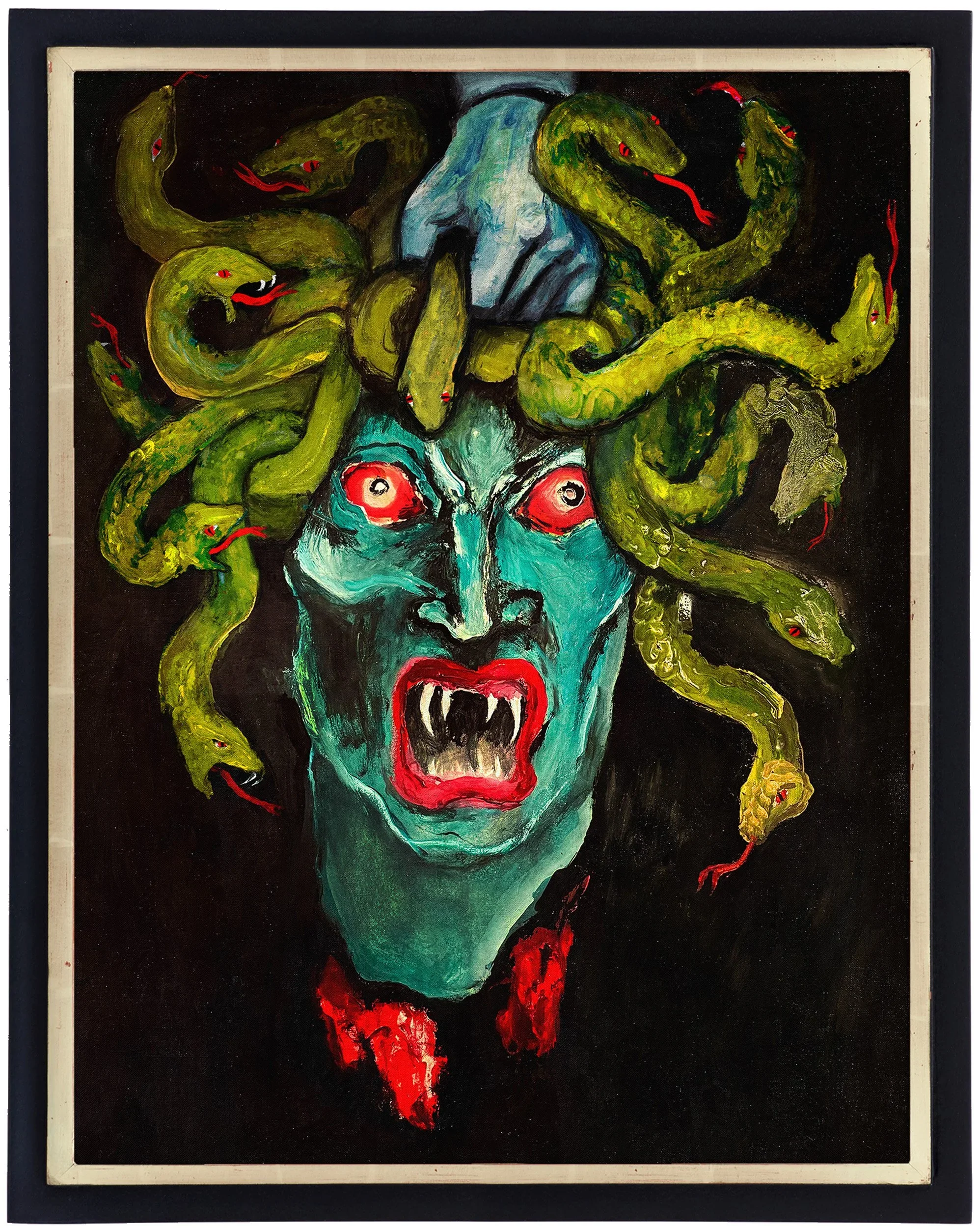 MEDUSA - Gouache Painting on Paper 59 x 84 cm