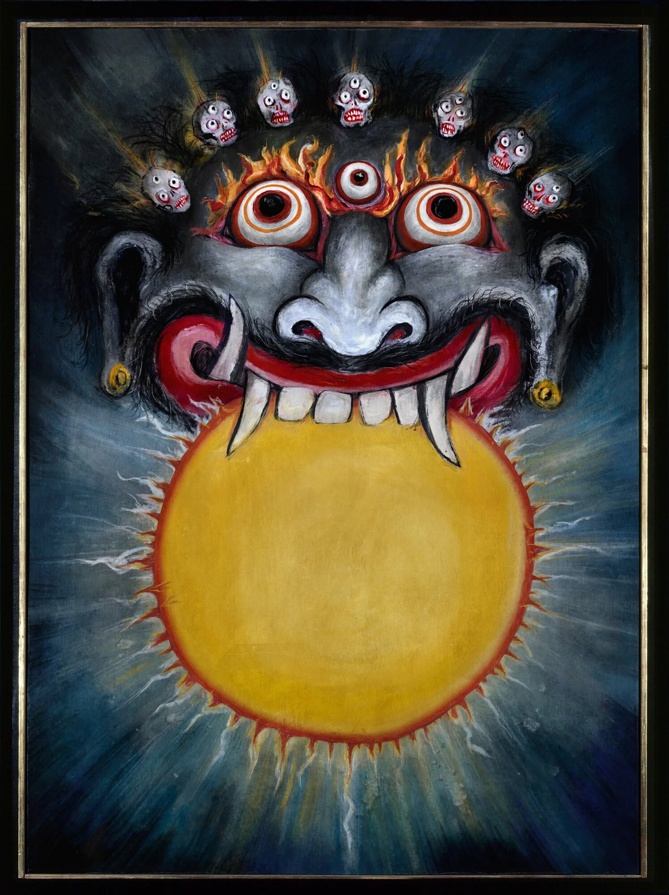 KALA RAU - Gouache Painting on Paper 59 x 84 cm
