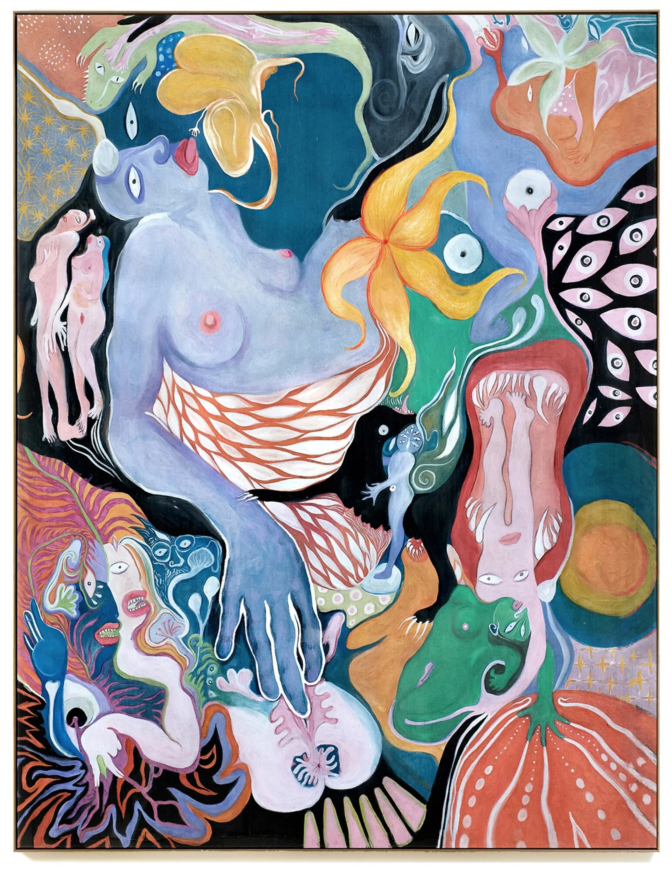 TURIYA - Gouache Painting on Paper 59 x 84 cm