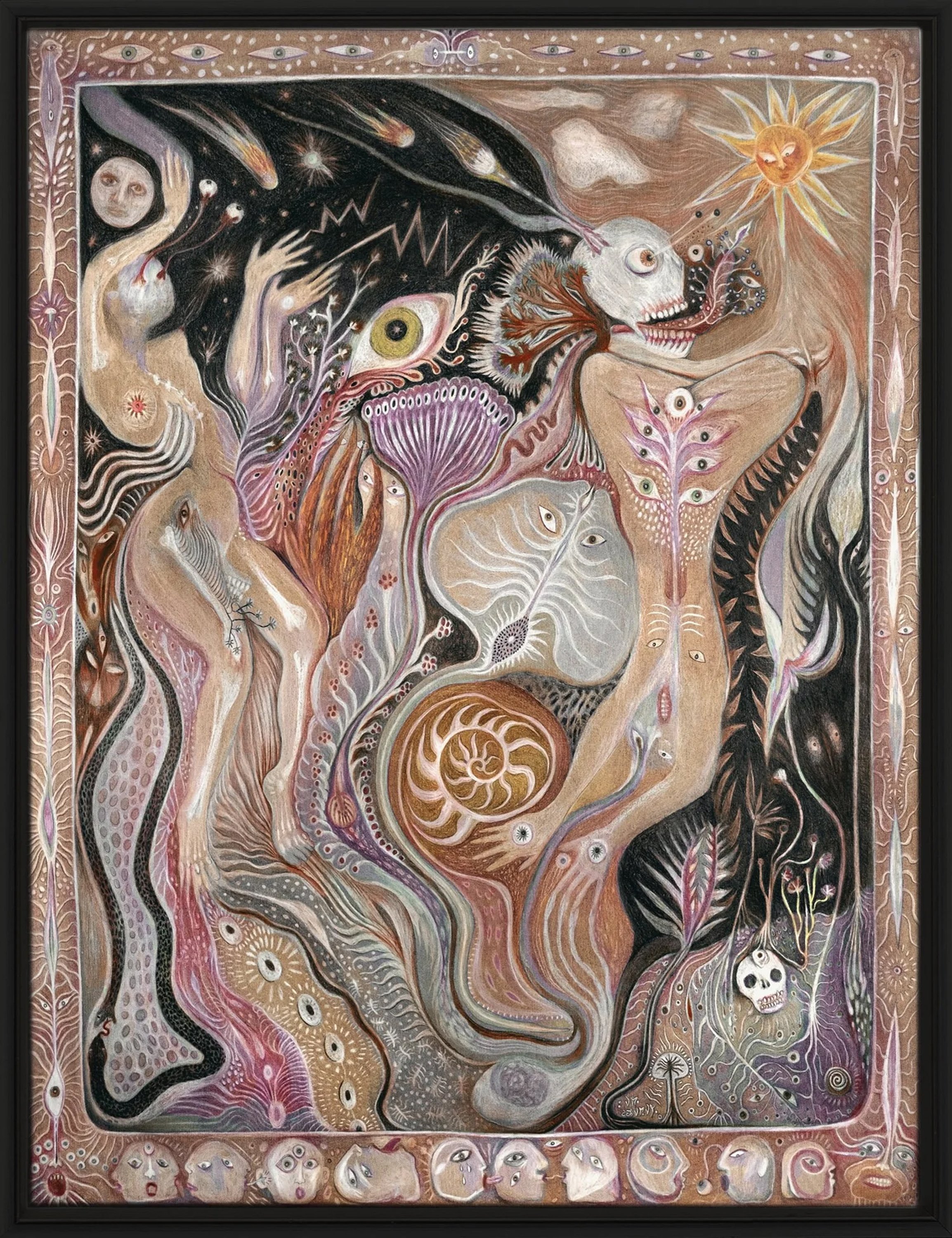 DARKSTAR - Colored Pencil Drawaing on Hahnemühle Paper 59 x 84 cm