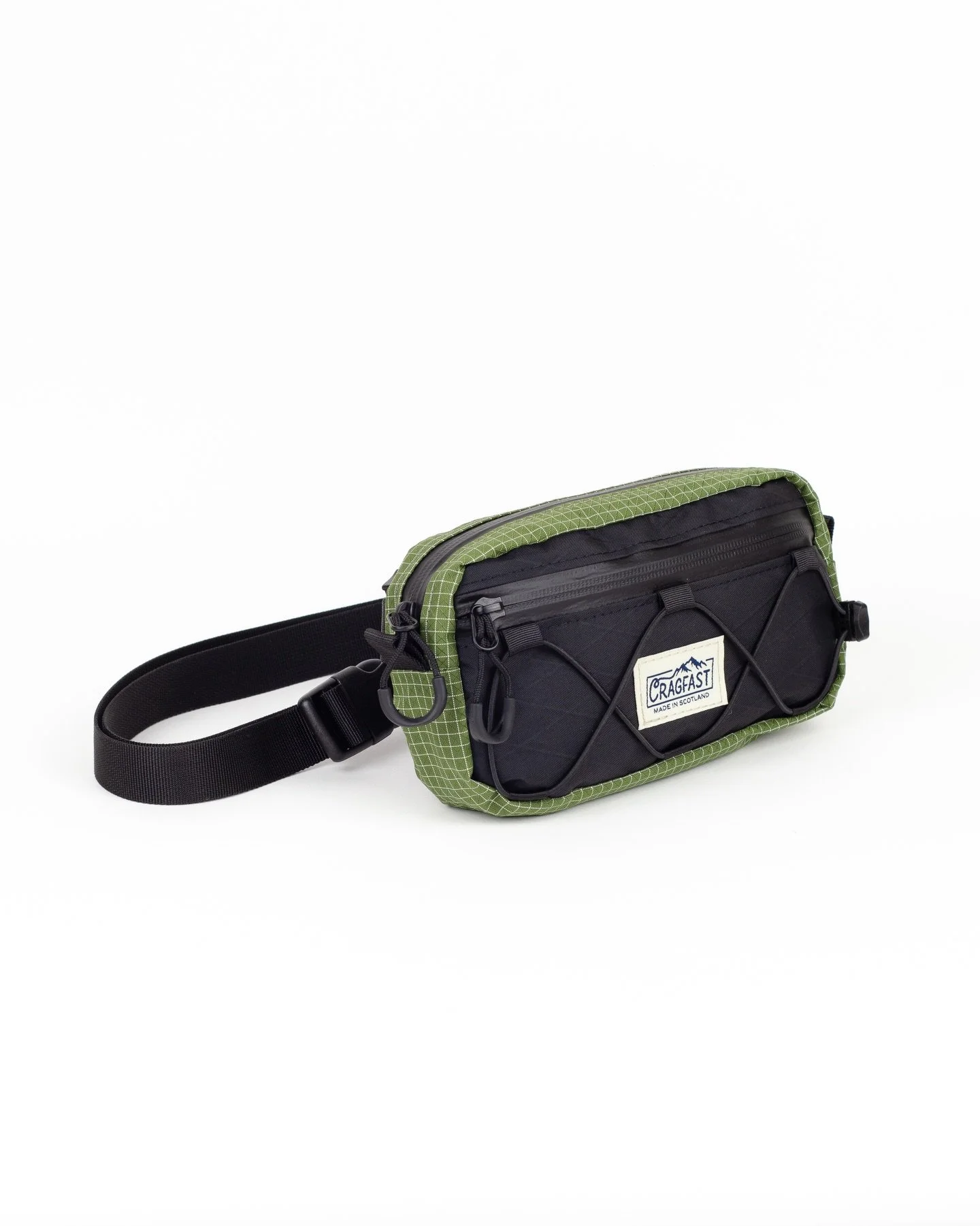 Custom hip pack:

X-Pac VX21 / UHMWPE Gridstop

&bull; Removable strap
&bull; Internal mesh divider
&bull; Front pocket
&bull; 127g incl. strap

#cragfastgear #ultralighthiking #custombag #madeinscotland