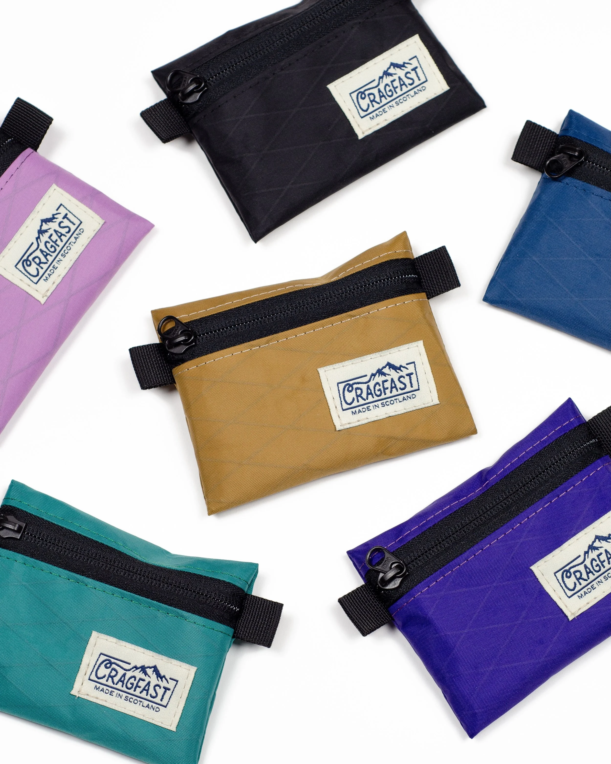 Ultralight zip pouches in stock in a range of cool X-Pac VX21 colours! 

These small ones are perfectly sized for carrying cards and cash and weigh only 17g.

Shop link in bio!

#cragfastgear #madeinscotland #ultralightgear #bikepackingbags #xpac