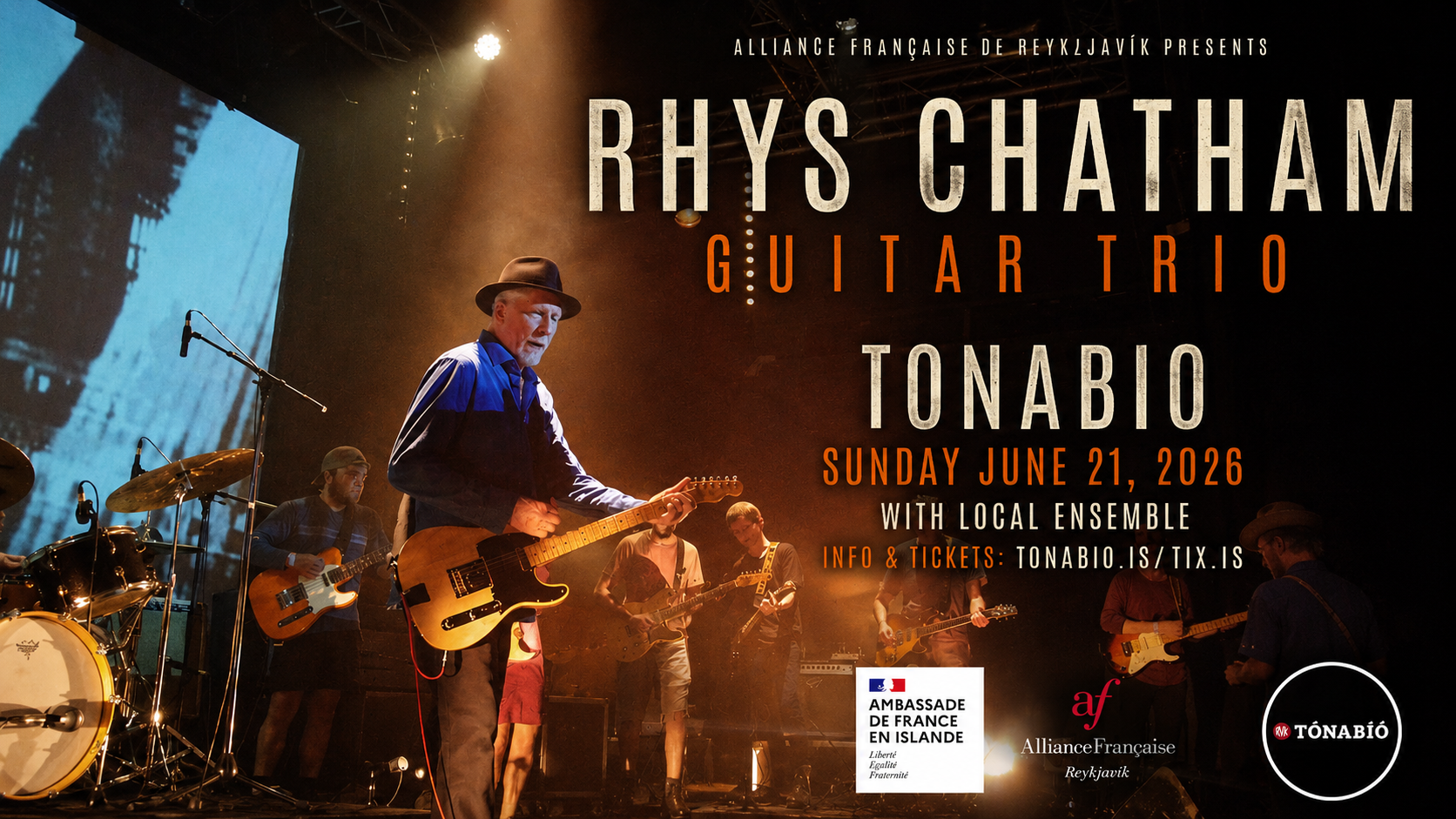 RHYS CHATHAM - Guitar Trio í Tónabíó