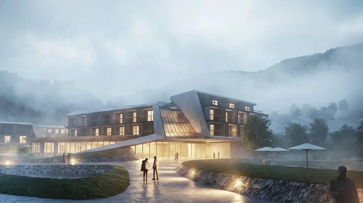 Therme Photomontage