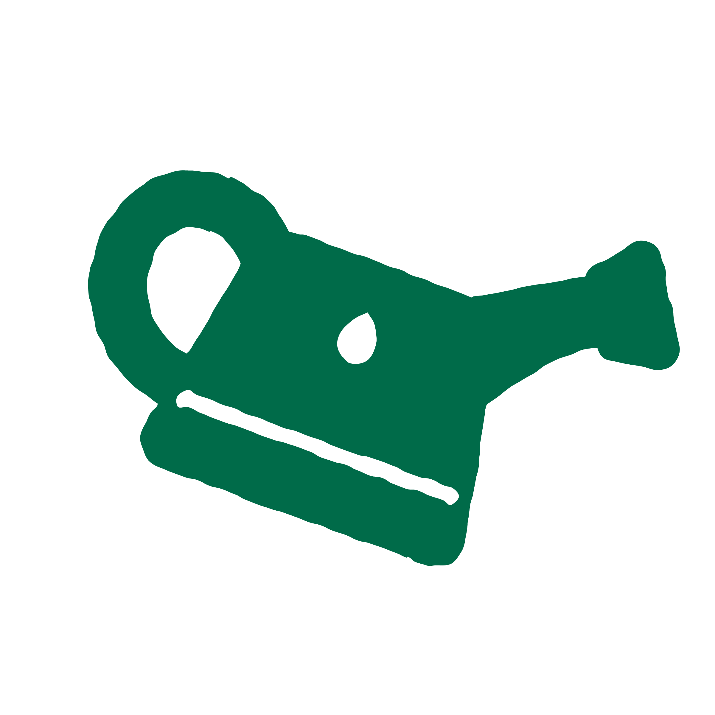 Outline drawing of a tube of glue and a partially unrolled spool of tape.