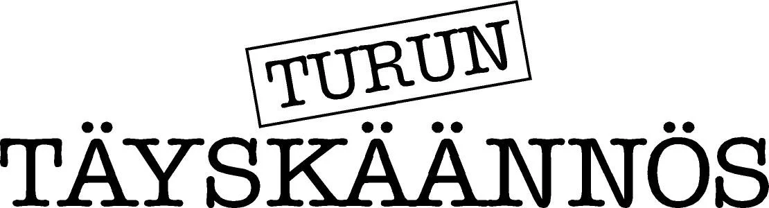Teksti, jossa lukee "Turun täyskäärännös".