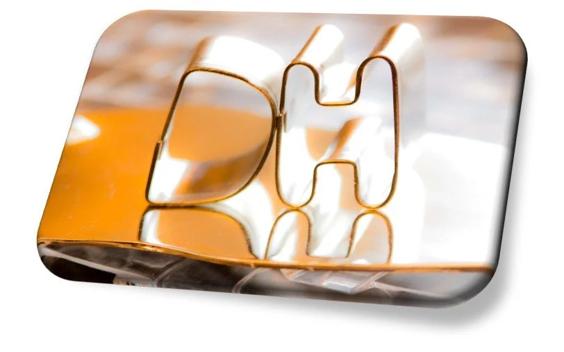 Destination Hospitality logo made with cookie cutters, a creative expression