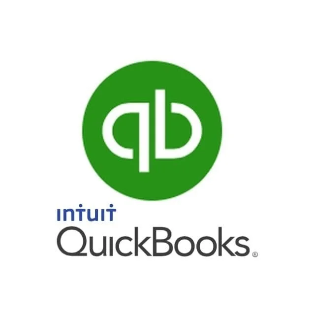 QuickBooks logo with green circle and