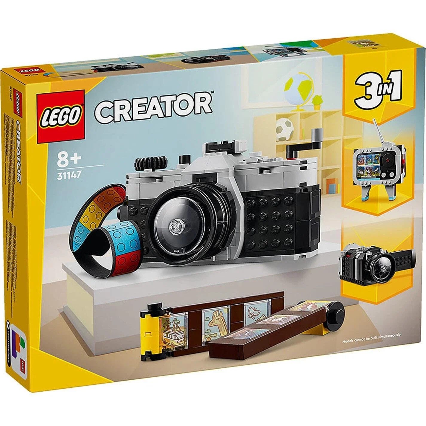 BRIX 0127
Retro Camera
Ages: 8+
Pieces: 261
Build Time: 60 Mins+