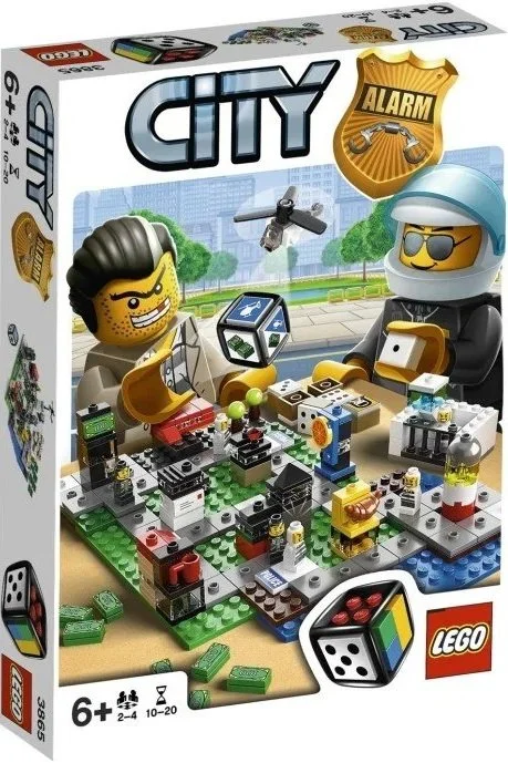 BRIX 0073
3865 - City Alarm
2-4 Players
Ages 6+
Game Time: 10-20 Mins