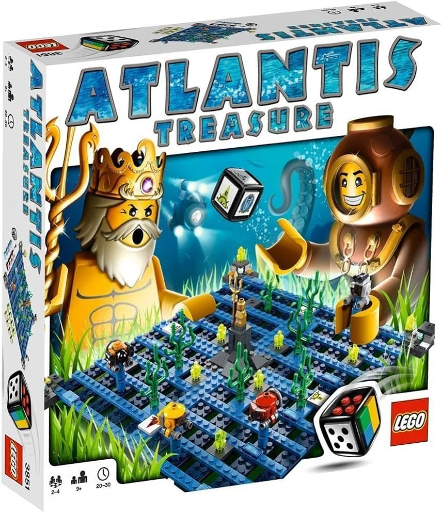BRIX 0071
3851 - Atlantis Treasure
2-4 Players
Ages 9+
Game Time: 20-30 Mins