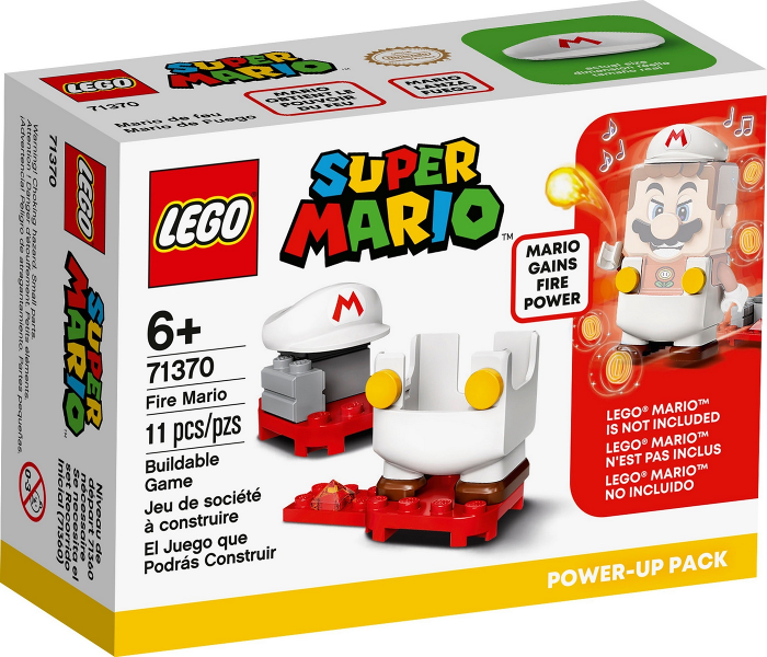 BRIX 0059
SuperMario - Expansion Set
Fire Mario - Power UP Pack
* Only Compatible with Starter Course
Ages: 6+
Pieces: 11
Build Time: 10 Mins