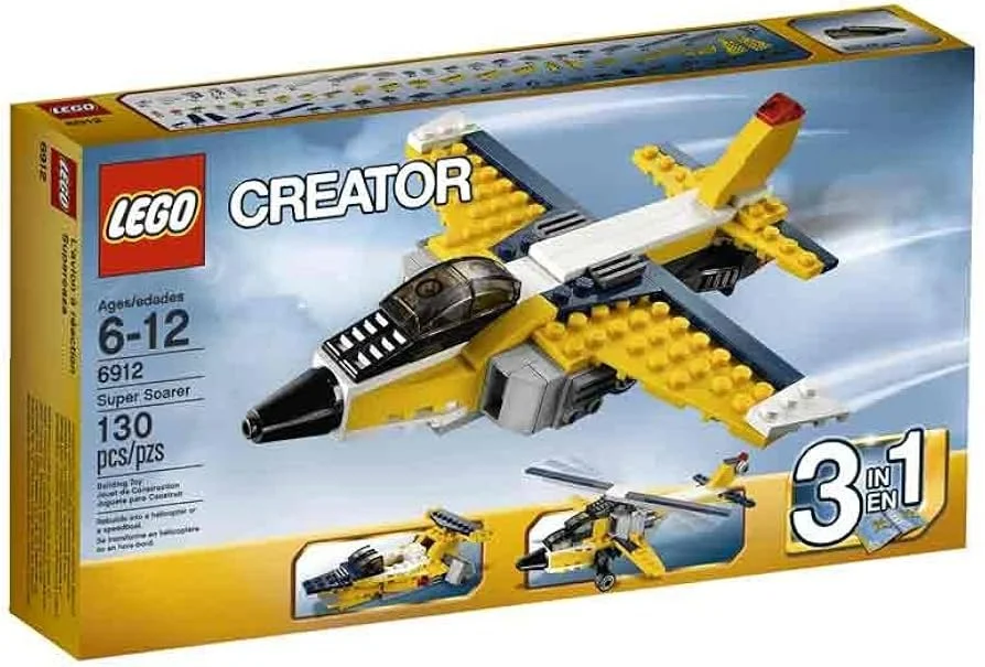 BRIX 0121
Super Soarer
Ages: 6-12+
Pieces: 130
Build Time: 20-30 Mins+
