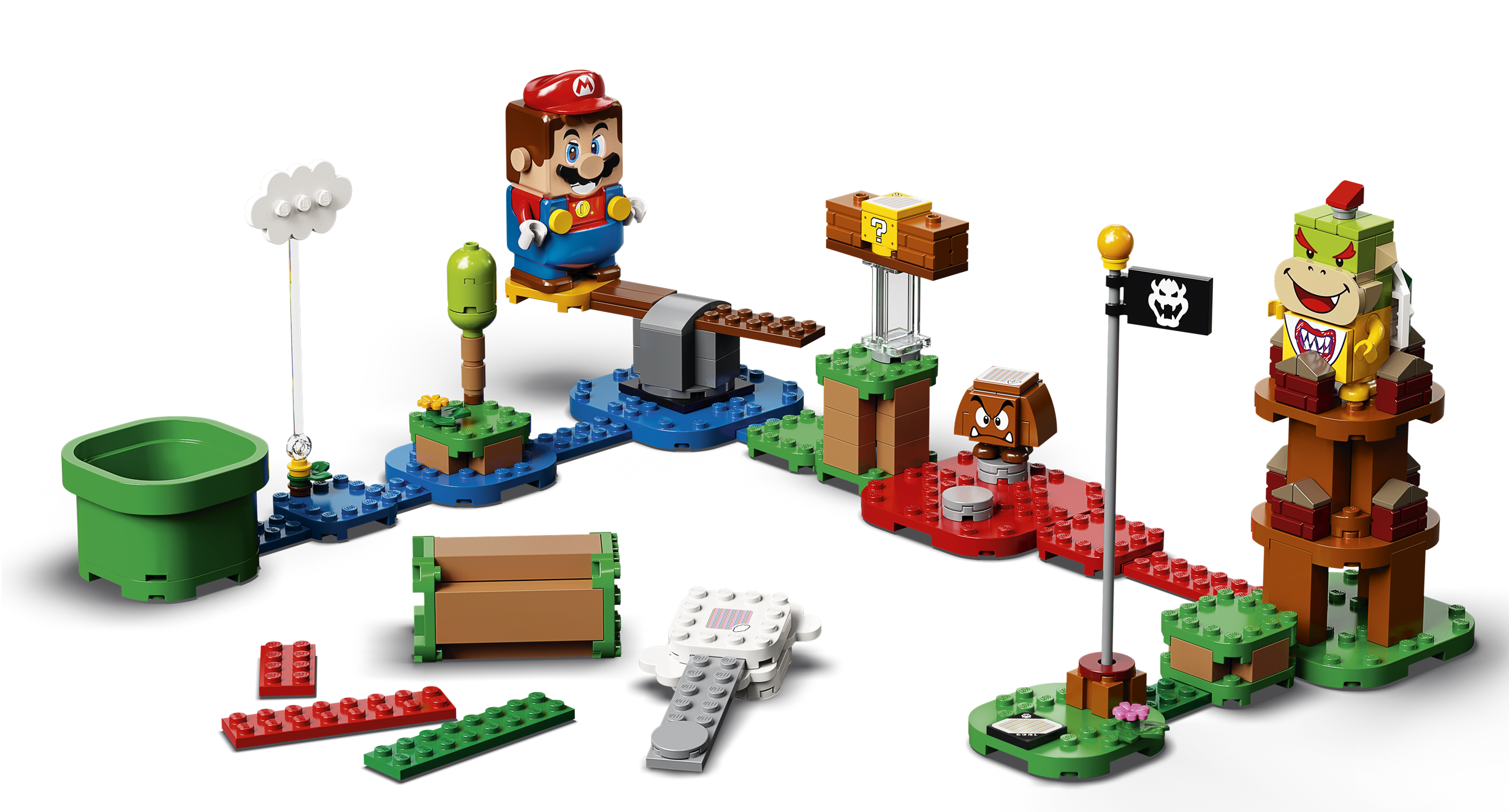BRIX 0050
Super Mario - MARIO Starter Course
* Interactive Mario
** DEPOSIT REQD
Ages: 6+
Pieces: 231
Build Time: 60 Mins+
