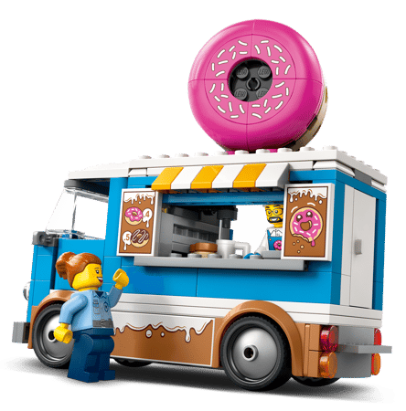 BRIX 0024 
Donut Truck
Ages: 6+
Pcs: 196
Build: 30 - 60 Mins 