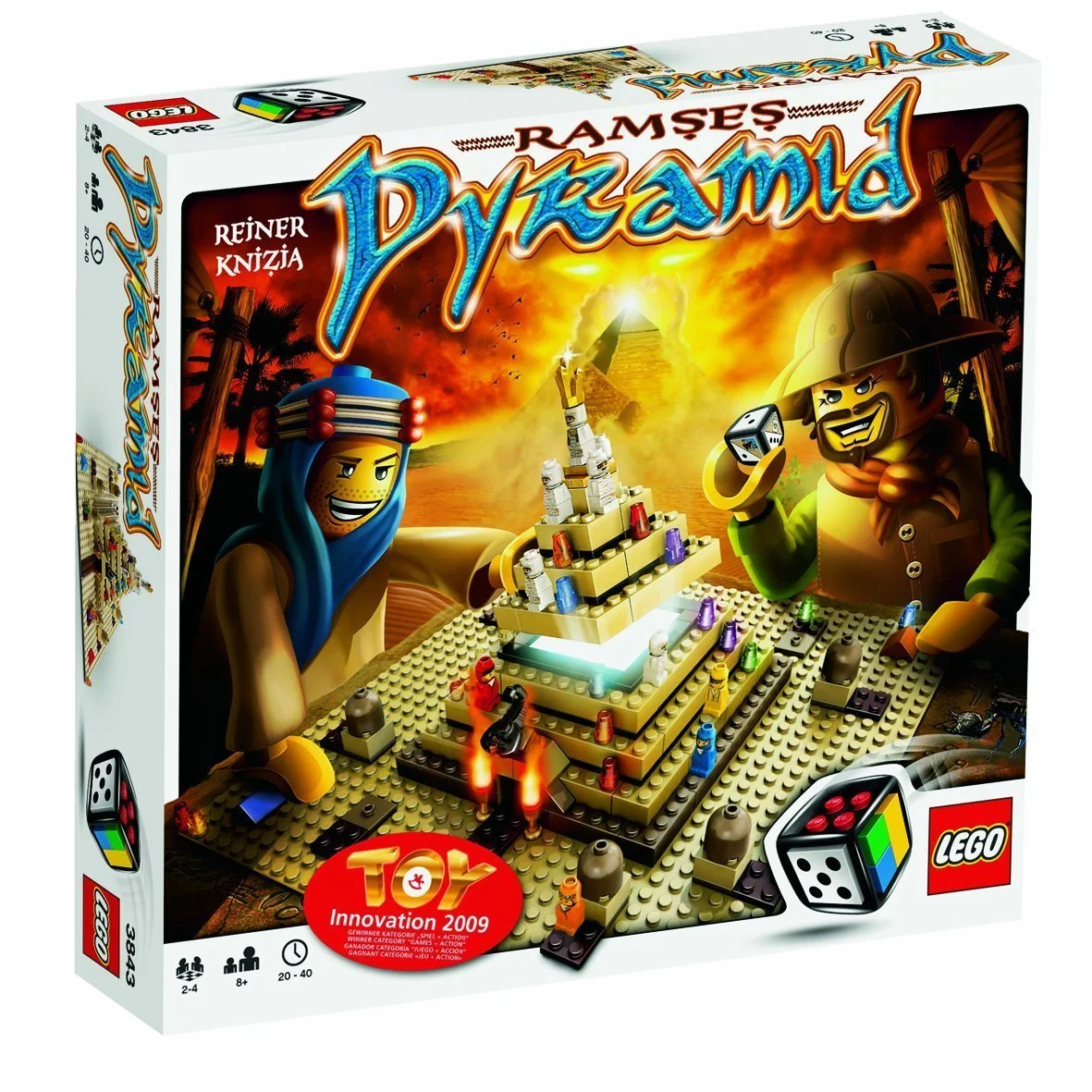 BRIX 0086
3843- Ramses Pyramid
2-4 Players
Ages 8+
Game Time: 20-40 Mins