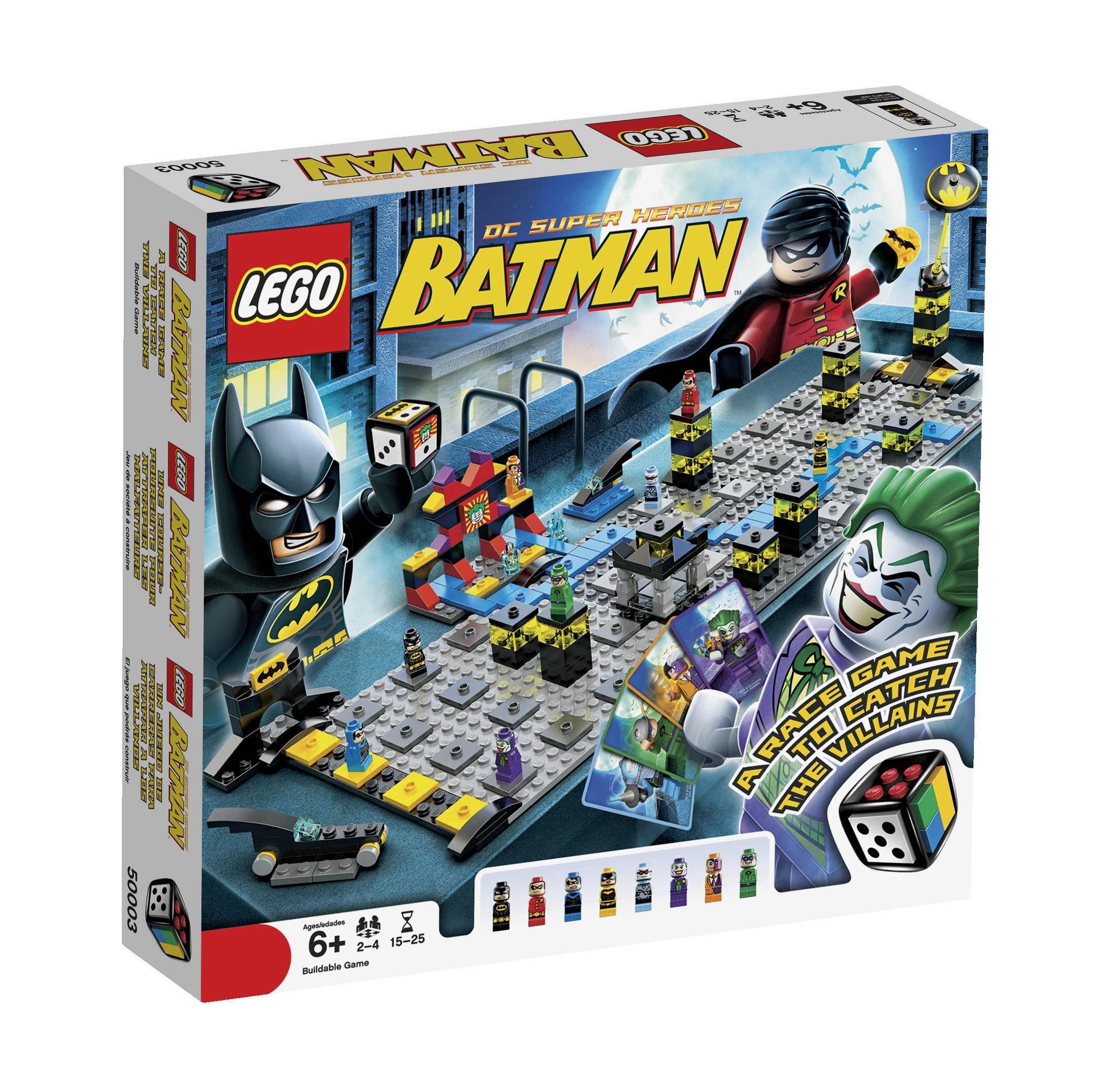 BRIX 0095
50003 - Batman Board Game
2-4 Players
Ages 6+
Game Time: 15-30 Mins