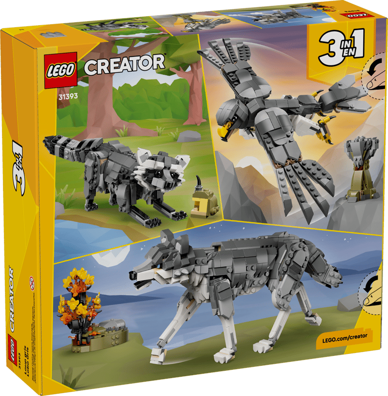 BRIX 0129
Forest Animals - Grey Wolf
Ages: 8+
Pieces: 657
Build Time: 120 Mins+