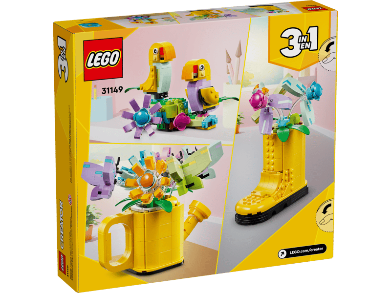 BRIX 0116
Flowers in Watering Can
Ages: 8+
Pieces: 420
Build Time: 60-120 Mins+