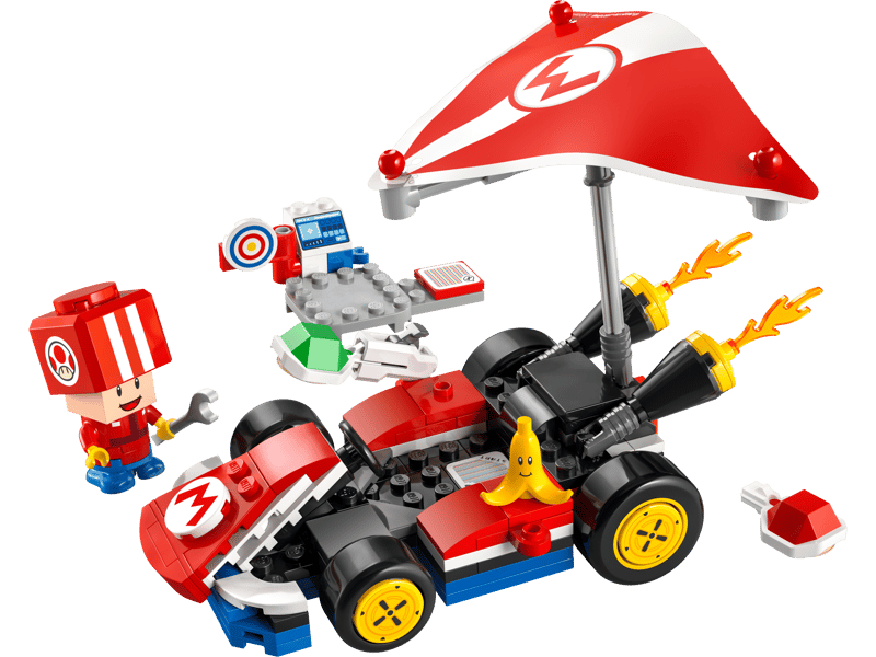 BRIX 0057
SuperMario - Expansion Set
Mario Kart - Standard Kart
* Only Compatible with Starter Course
Ages: 7+
Pieces: 174
Build Time: 30 Mins+