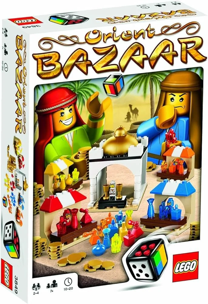 BRIX 0082
3849 - Orient Bazaar
2-4 Players
Ages 7+
Game Time: 10-20 Mins