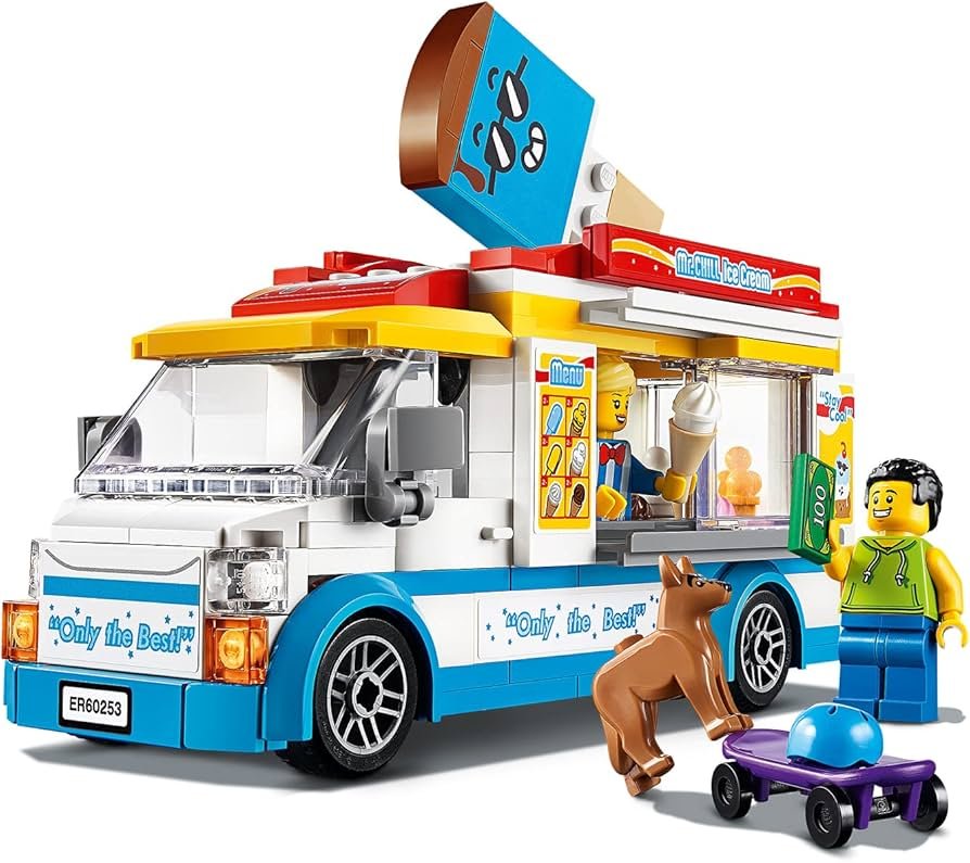 BRIX 0026 
Ice-Cream Truck
Ages: 6+
Pcs: 200
Build: 30-60 Mins 