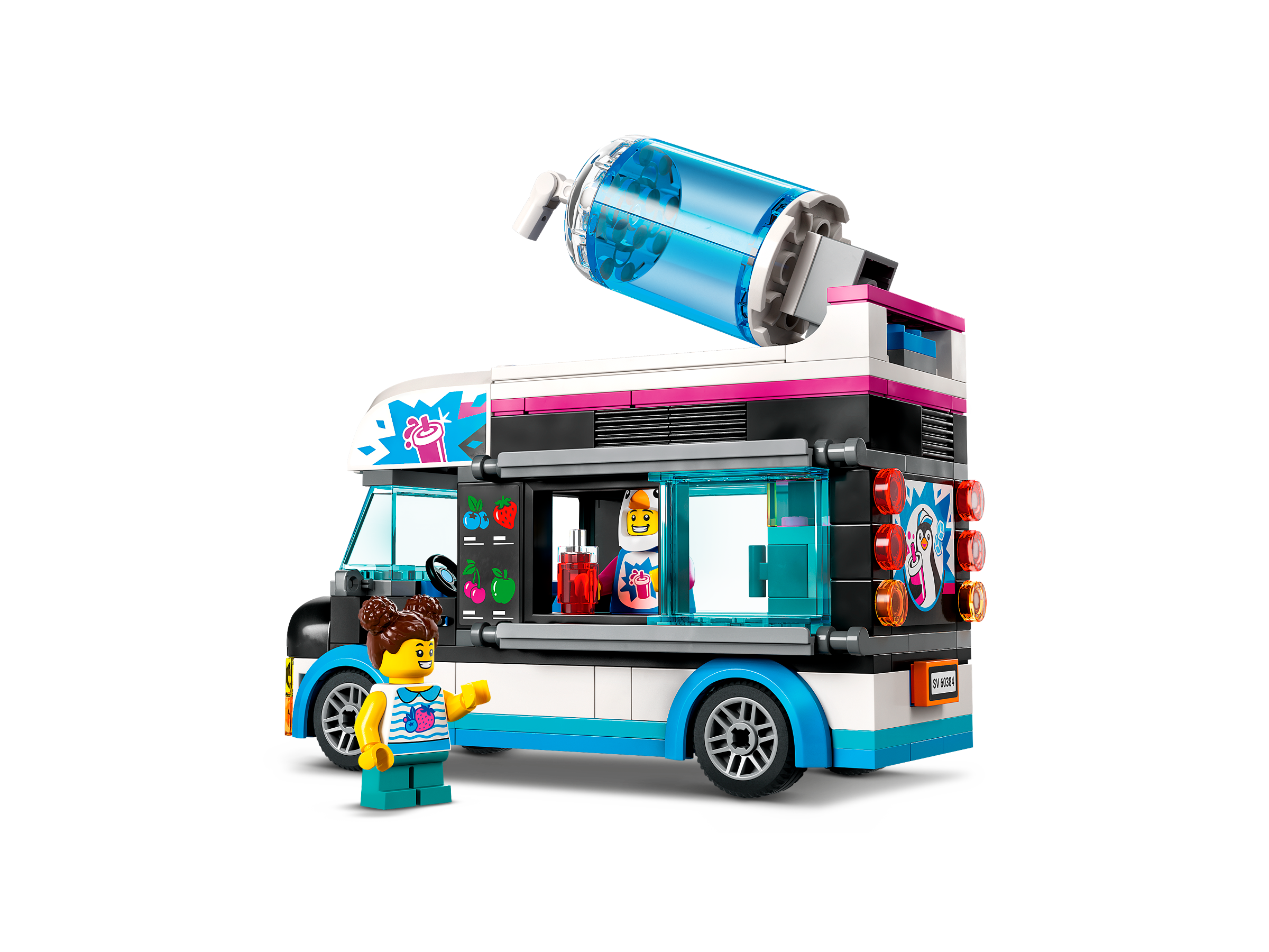 BRIX 0027 
Penguin Slushy Van
Ages: 6+
Pcs: 194 
Build 30-60 Mins
