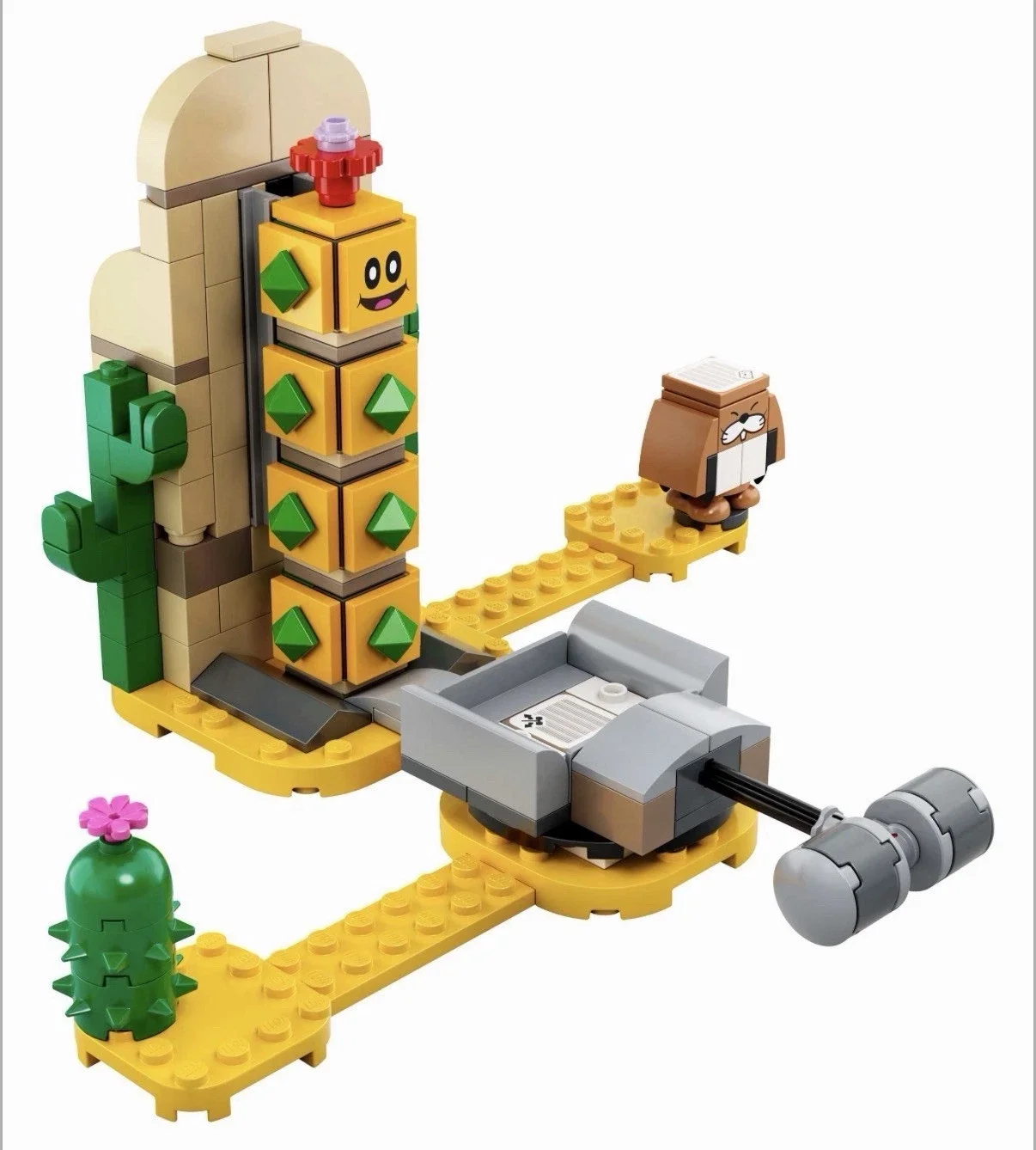 BRIX 0054
SuperMario - Expansion Set
Desert Pokey
* Only Compatible with Starter Course
Ages: 6+
Pieces: 180
Build Time: 20 Mins