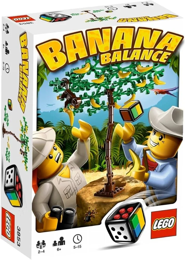 BRIX 0072
3853 - Banana Balance
2-4 Players
Ages 6+
Game Time: 5-15 Mins