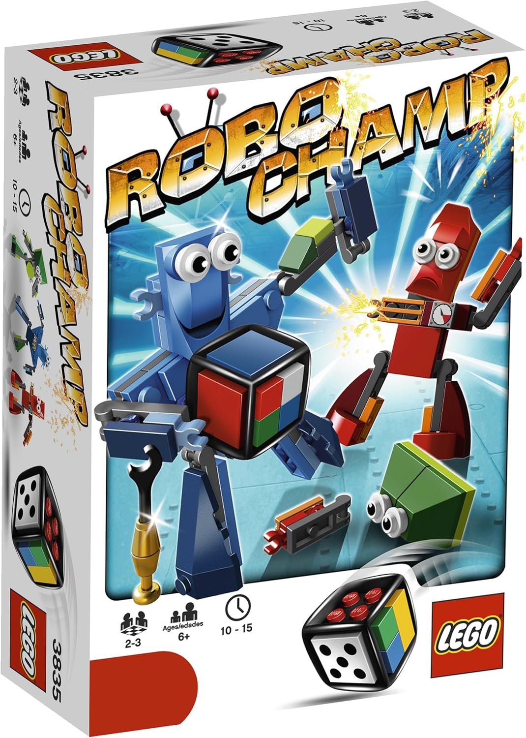 BRIX 0088
3835 - Robo Champ
1-3 Players
Ages 6+
Game Time: 10-15 Mins