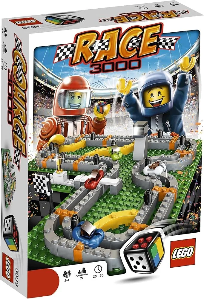 BRIX 0085
3839 - Race 3000
2-4 Players
Ages 7+
Game Time: 20-30 Mins