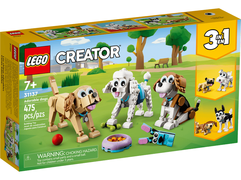 BRIX 0127
Adorable Dogs
Ages: 7+
Pieces: 475
Build Time: 60-120 Mins+