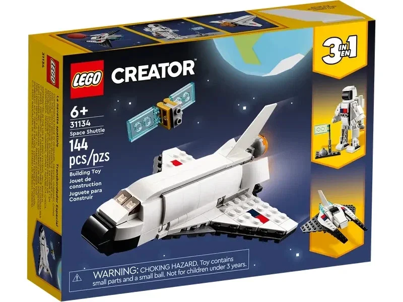 BRIX 0119
Space Shuttle
Ages: 6+
Pieces: 144
Build Time: 20-30 Mins+