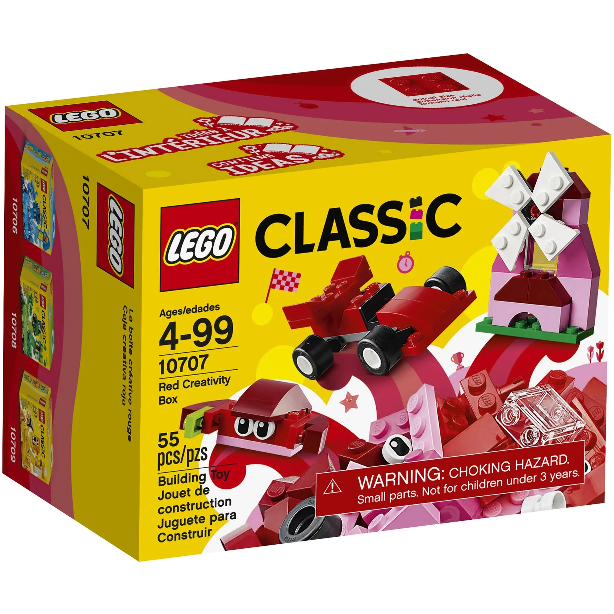 BRIX 0062
Classic LEGO Building Bricks
Ages: 4+
Pieces: 55
Build Time: 30-60 Mins