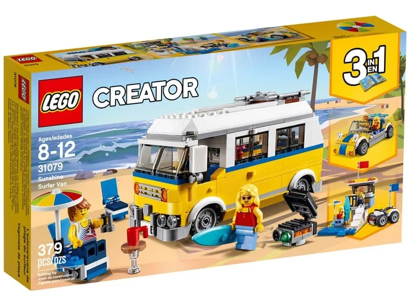 BRIX 0133
Sunshine Surfer Van
Ages: 8-12+
Pieces: 379
Build Time: 60 Mins+